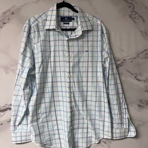 Vineyard Vines Button Down Whale Shirt Large